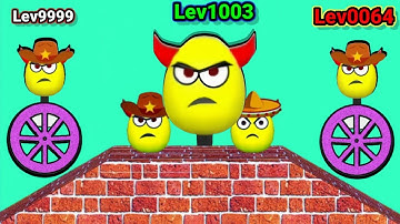 🍌Satisfying mobile games play - 9999 Draw To Smash vs Hide ball | Mix Gameplay u0026 Run #0081