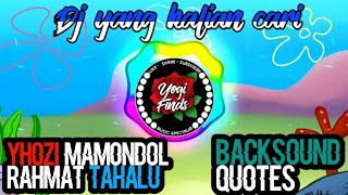 DJ TAKE AWAY YHOZI MAMONDOL FT. RAHMAT TAHALU [ REMIX 2020]
