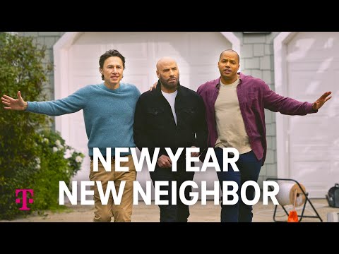 New year. New neighbor. | 2023 Big Game Day Commercial | T-Mobile Home Internet