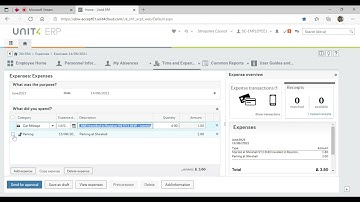 How to make an expense claim