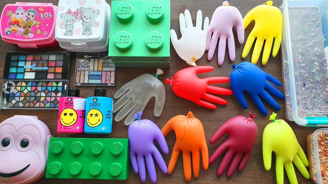 Slime Smoothie Mixing Old Slimes and Stuff - Izabela Stress