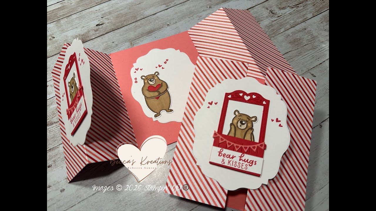 Mystery Stamping with Valentine Kisses