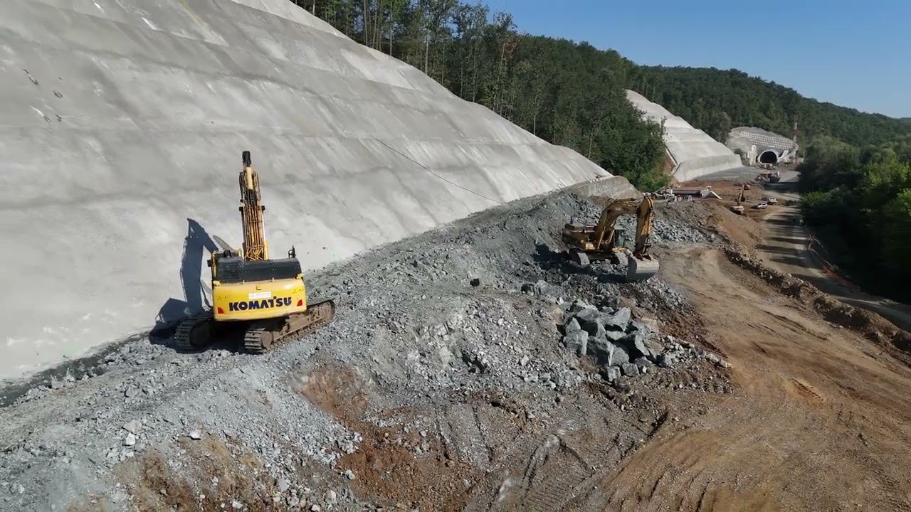 Stadiul lucrarilor -Tunelul Bata 11 07 2024