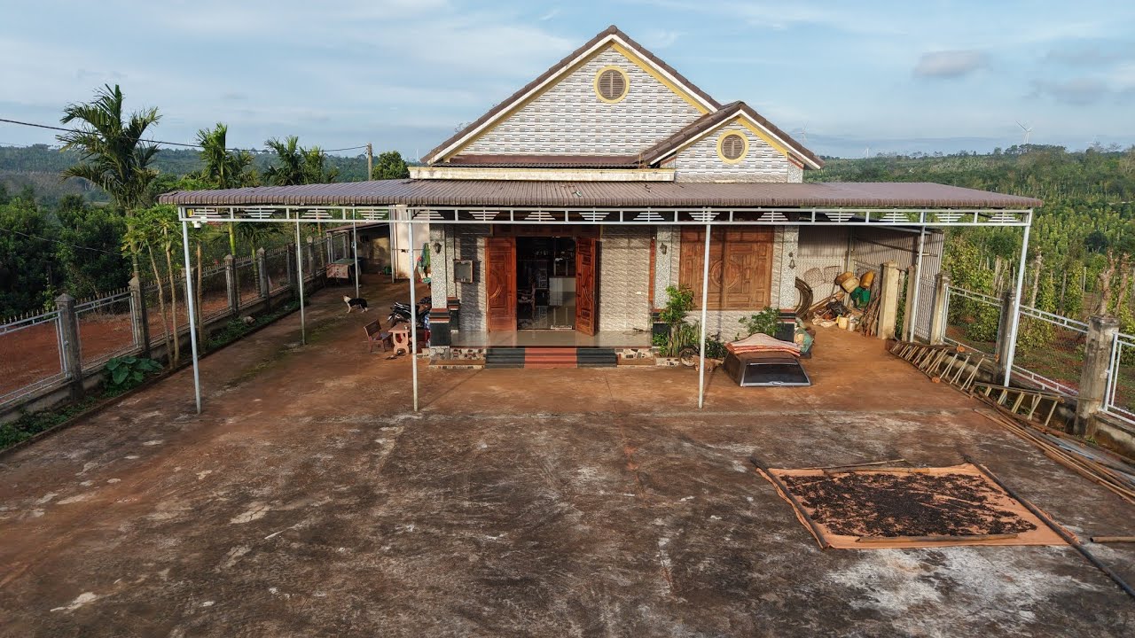 BÁN GẤP NHÀ VƯỜN 2 HA CÀ,TIÊU AO CÁ TO NHÀ KIÊN CỐ TRẦN GỔ ĐẸP LH 0979.653.223