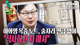 [핫라인] '이화영 술판' 진실공방 檢, "술 반입된 적 없어 음주 자체가 불가능"