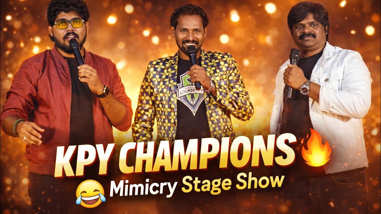 🔥KPY Champions Stole the Show! | Anand Pandi, Honest Raj & Diwakar Mimicry | Award Night