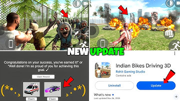 New Update in INDIAN BIKES  DRIVING 3D 🤯 New 3 Mission 