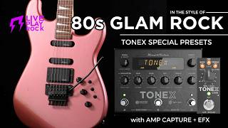 80's Glam Rock TONEX - Stomp - One - Plug - Guitar presets and amp captures Liveplayrock #tonex