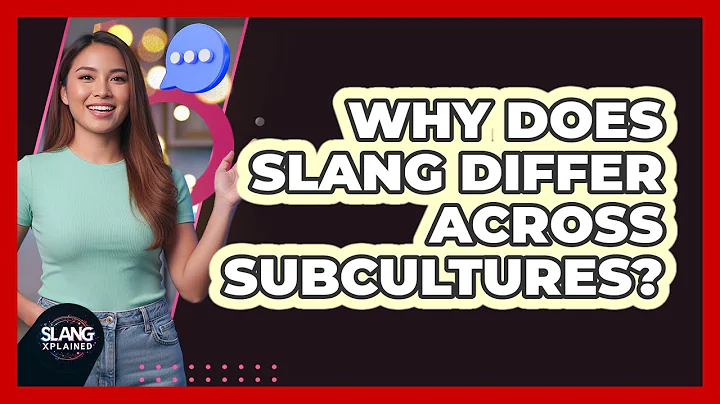 Why Does Slang Differ Across Subcultures?