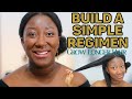 How to build A Simple Yet Effective Hair Regimen || Adede