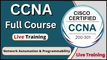 CCNA | Live Training |CCNA 200-301 Full course| Network Automation & Programmability |CCNA class #28