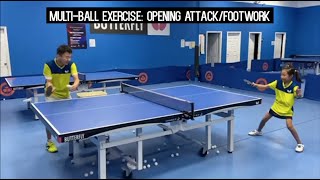 Butterfly Training Tips with Wang Hui - Opening Attack & Footwork