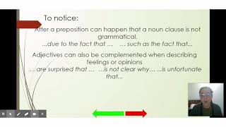 Complement clauses