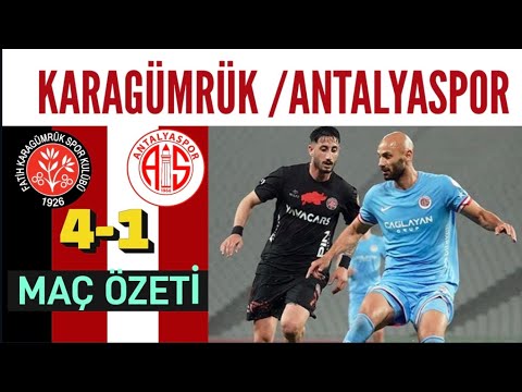 FATİH KARAGÜMRÜK ANTALYASPOR 4-1 SONAR EREN MAÇ ÖZETİ