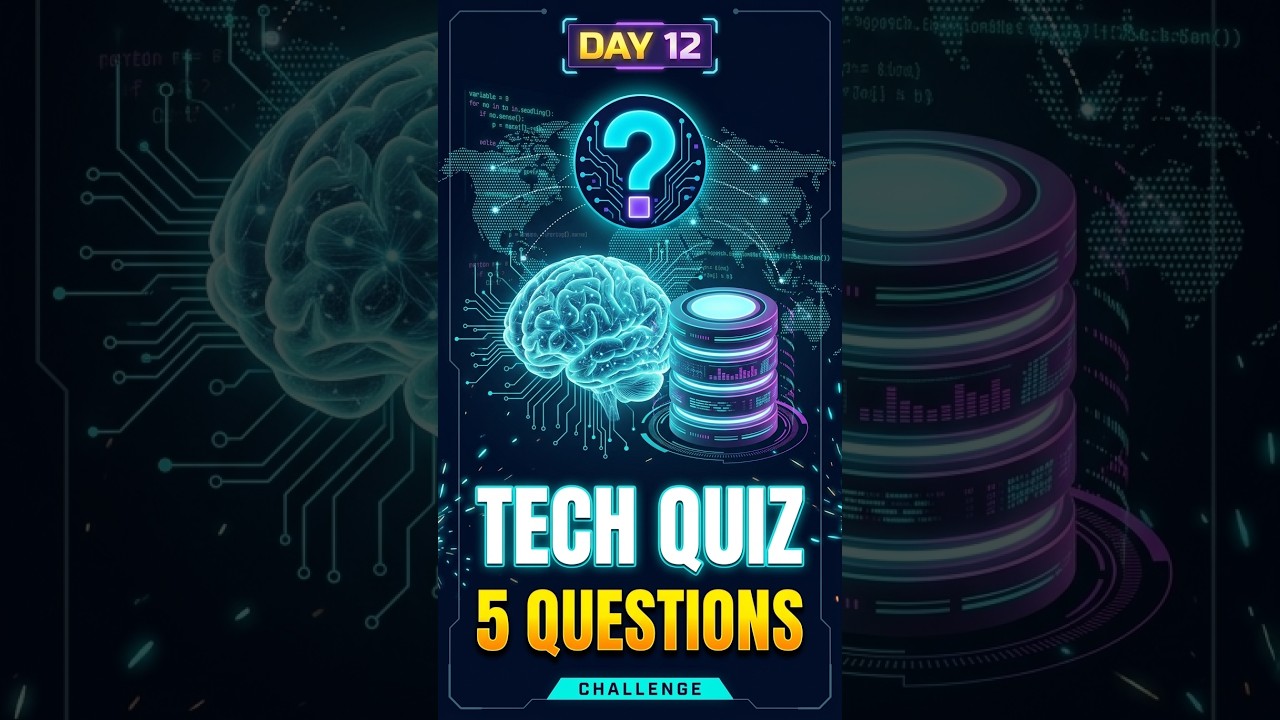 Tech Quiz Challenge Day 12 🌐 | Networking, Python & Database Questions ...
