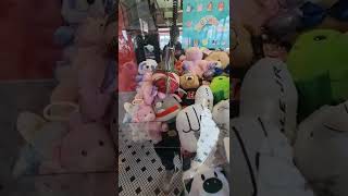 Hack wins Prize First Try at Claw Machine #shorts