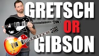 GRETSCH or GIBSON? - Duo Jet vs Les Paul!
