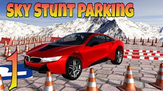 Sky Stunt Parking Mega Car Parking Wali Game Gameplay Android Part 1 screenshot 4