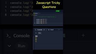 Famous #part1 JAVASCRIPT  Tricky Question #shorts Profile