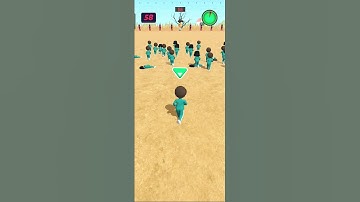 part 🚷💔😭 squid game 3D play k sniper challenge #squidgame #jondada #trending #shorts