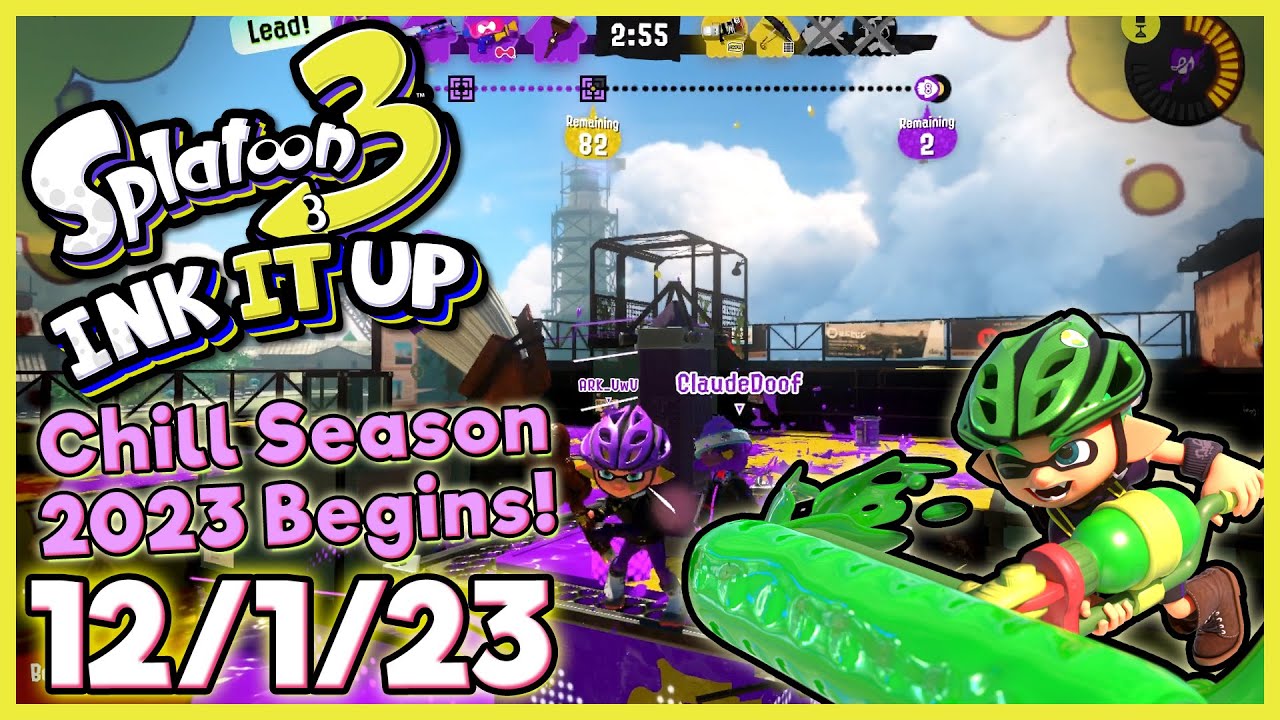 Splatoon 3 - Ink It Up! 12/1/23! Squid of Winter! (Chill Season 2023 Begins!)