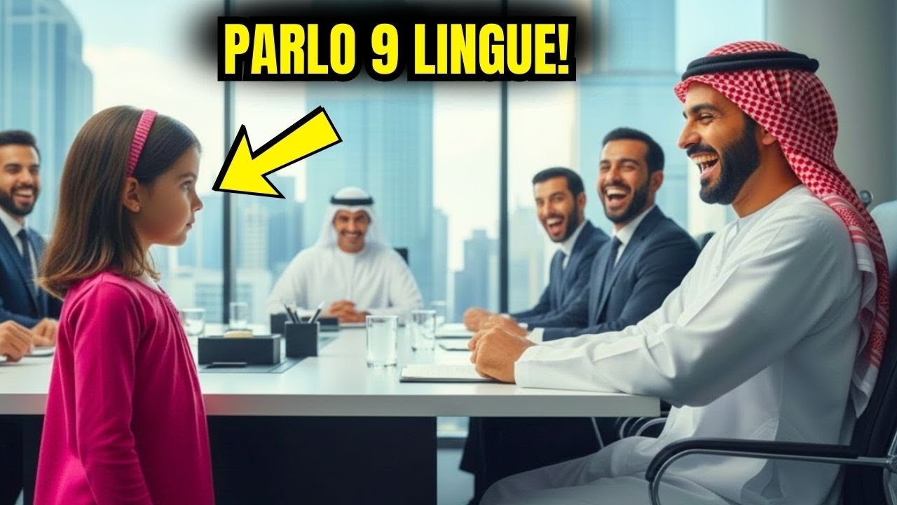 “PARLO 9 LINGUE” – DISSE LA FIGLIA DELLA DOMESTICA… IL MILIONARIO ARABO RISE, FINCHÉ…