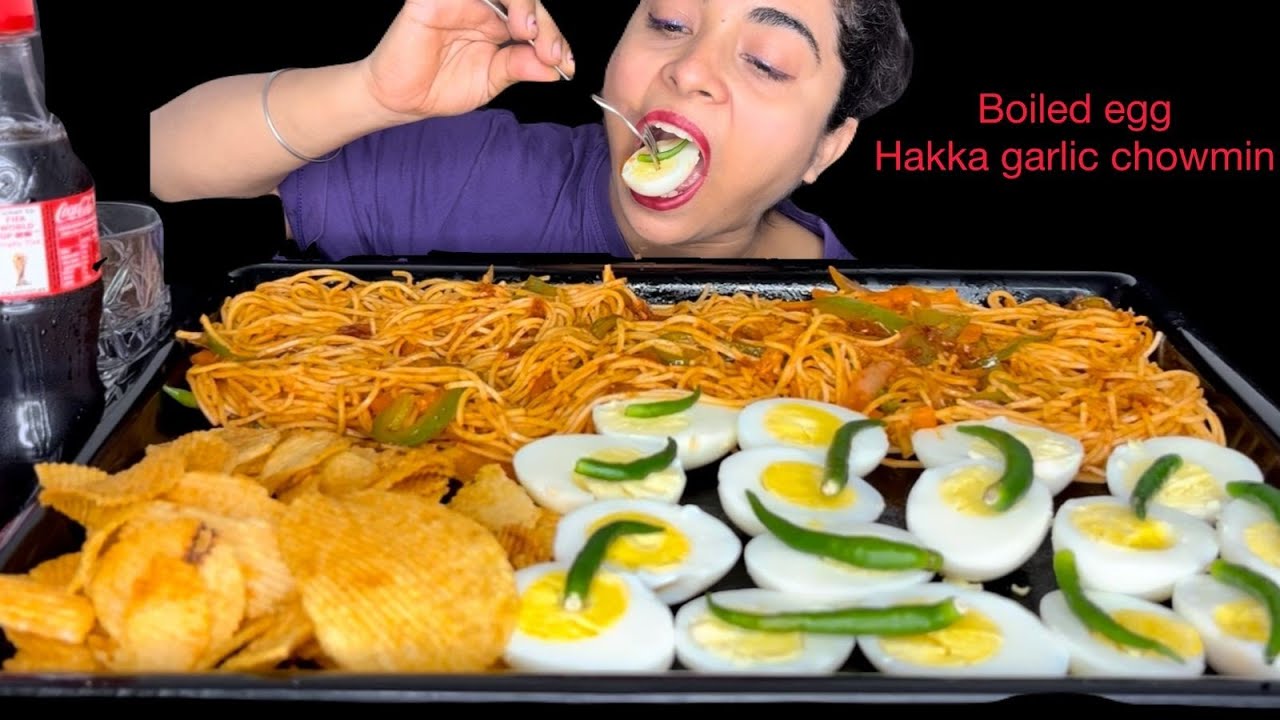 Extreme ASMR Food Challenge 🥚🍜 | Boiled Eggs, Noodles, Chips & Coke Sounds