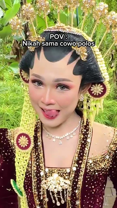 POV: NIKAH SAMA COWOK POLOS🤭🤭#shorts #riaspengantin