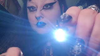 ASMR doing chaotic stuff to your face while you fall asleep