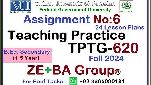 TPTG620 Assignment 6 Solution Fall 2024 By ZE+BA Group || TPTG620 Assignment 6 Fall 2024