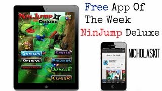 Free App Of The Week: NinJump Deluxe iOS Gameplay - Full In Depth Review screenshot 2