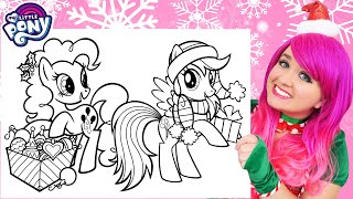 How To Color My Little Pony Christmas | Pencils