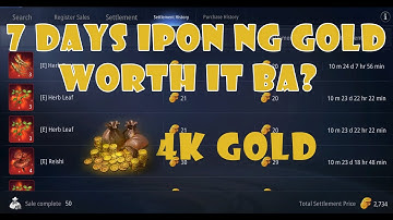 MIR4 - 7 days ipon ng gold worth it ba? (Tagalog)