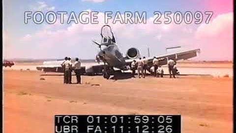 1972 A-10 Air Crash Damage, Edwards AFB - 250097-05 | Footage Farm Ltd