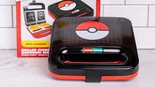 Uncanny Brands Pokémon Waffle Maker - Pikachu and Poké Ball Waffles - Anime Kitchen Appliance
