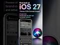 iOS 27 Camera & Siri Concepts Revealed! AI Chat App Preview 👀#shorts