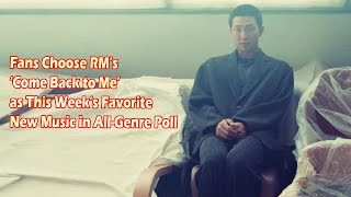 Fans Choose RM’s ‘Come Back to Me’ as This Week’s Favorite New Music in All-Genre Poll