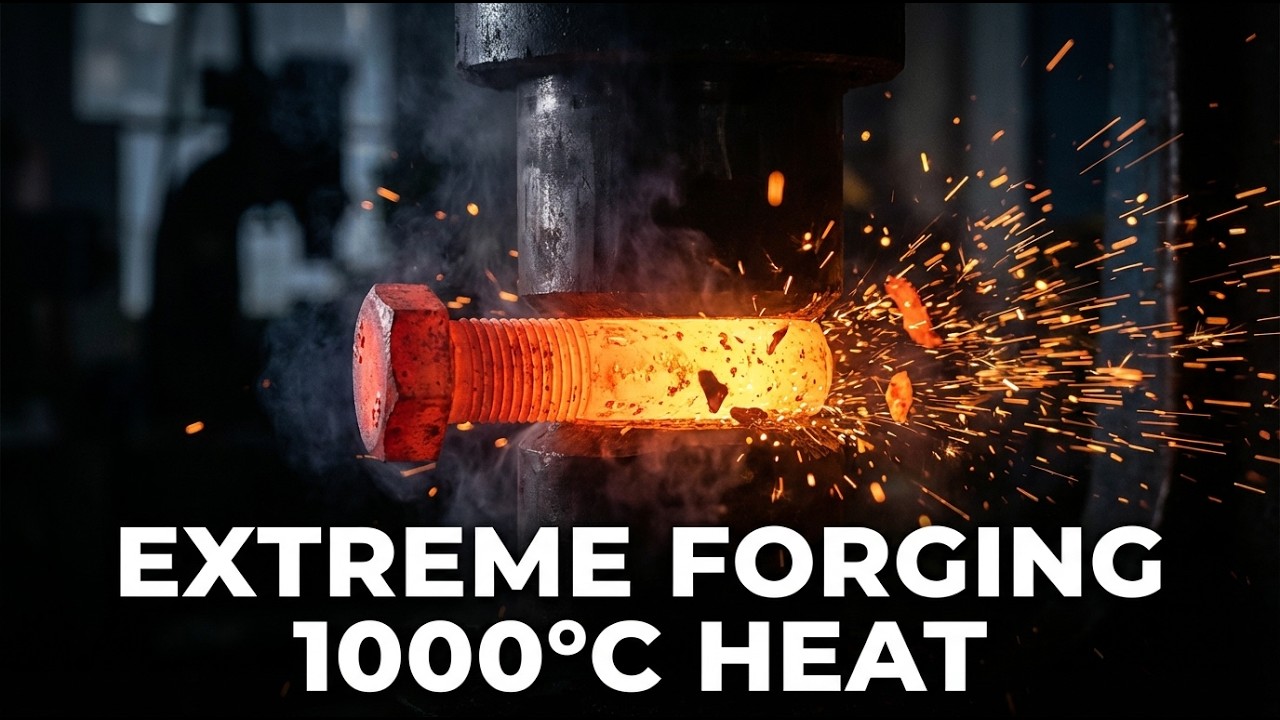 Steel Bolt Manufacturing ASMR Factory Process - YouTube