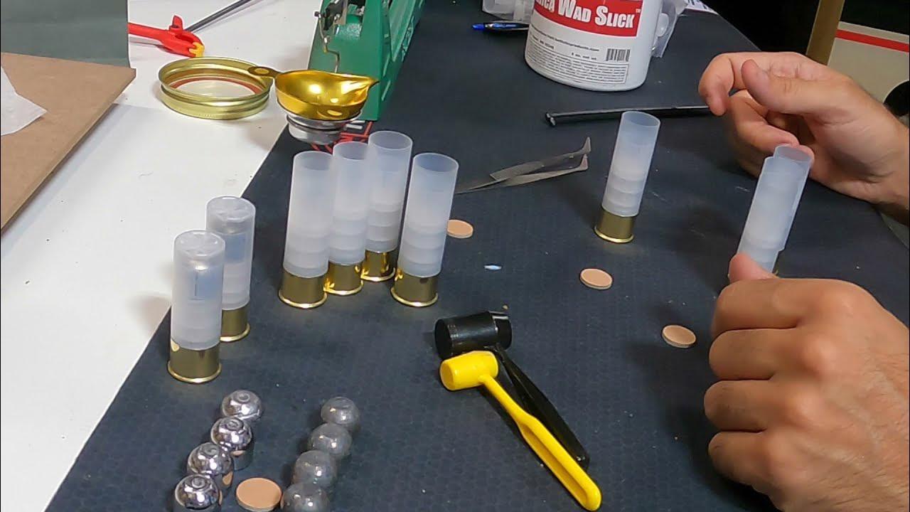 Pt 1 Cheddite 700x Lee 1oz Slug 12 gauge handloads Loading 12ga slugs