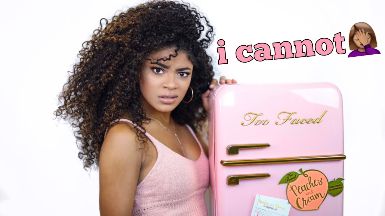 NEW TOO FACED PEACHES & CREAM COLLECTION!! First Impressions | jasmeannnn