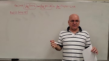 Real Analysis I (lec. 2.3.C) Algebra of Limits