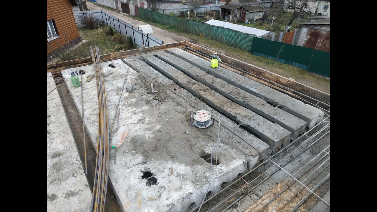 Монтаж и демонтаж плиты перекрытия - YouTube