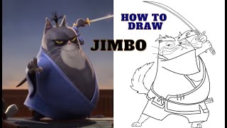 How To Draw Jimbo From Paws Of Fury Easy Step by Step