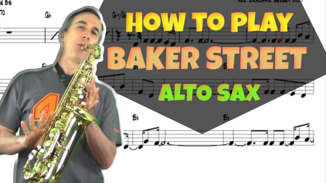 How to play "Baker Street" 🔥🎷 Gerry Rafferty Alto saxophone cover