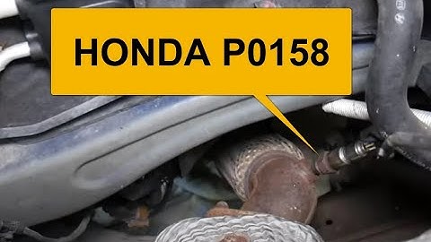 How to Fix HONDA P0158: 02 Sensor Circuit High Voltage (Bank 2, Sensor 2)