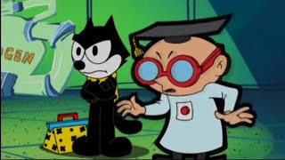 Felix the Cat Saves Christmas: Felix and Poindexter Breaks Into Professor’s Laboratory