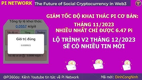 [Pi Network] Giảm tốc độ khai thác Pi cơ bản: Tháng 11 chỉ được 6.4 Pi. KYC bị kẹt từ tháng 6/2022