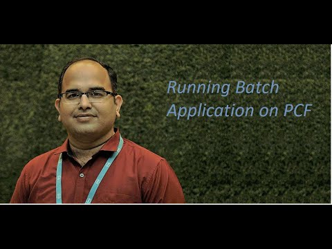 Running Batch Application on PCF