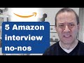 5 Top 5 Common Mistakes to Avoid in Amazon Interviews π (Insider Tips)