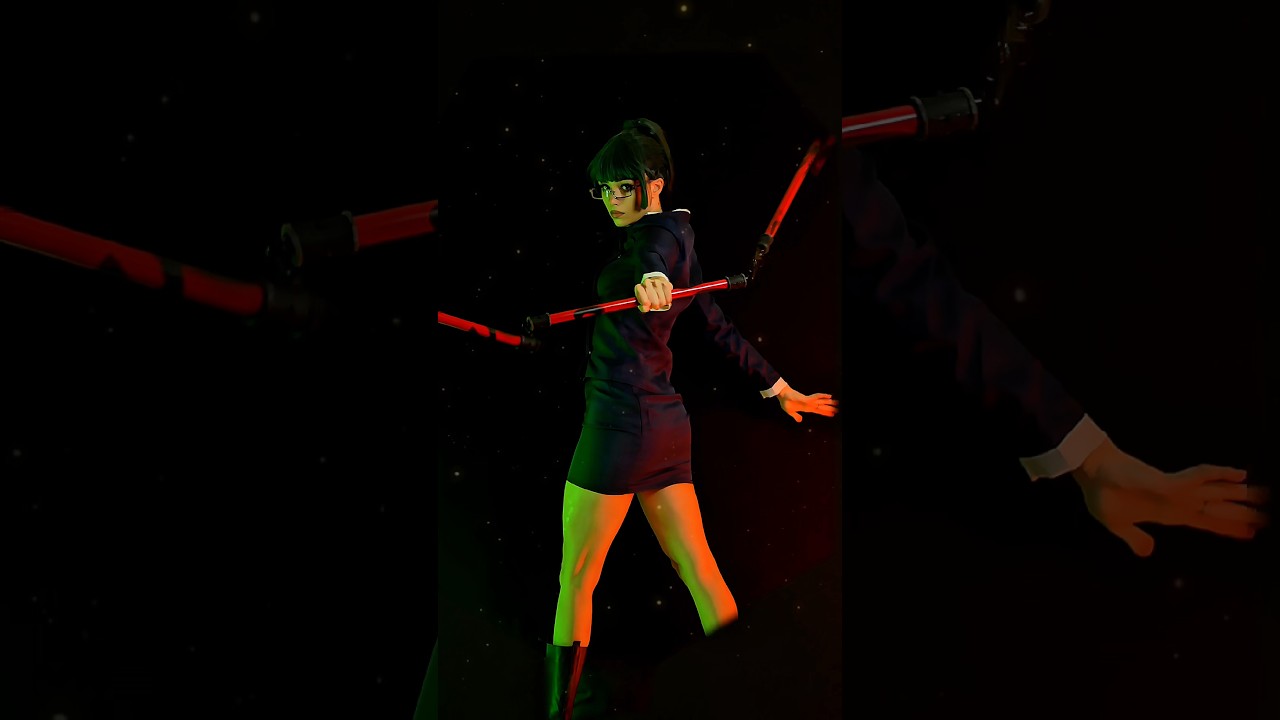 Pre or post time Maki?👀 #makizenin #makizenincosplay #jjk #jujutsukaisen #cosplaytransformation